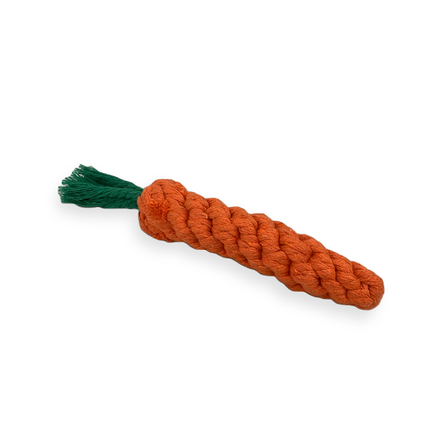 Lucky-Pet DENTA Baumwoll-Spielzeug Karotte