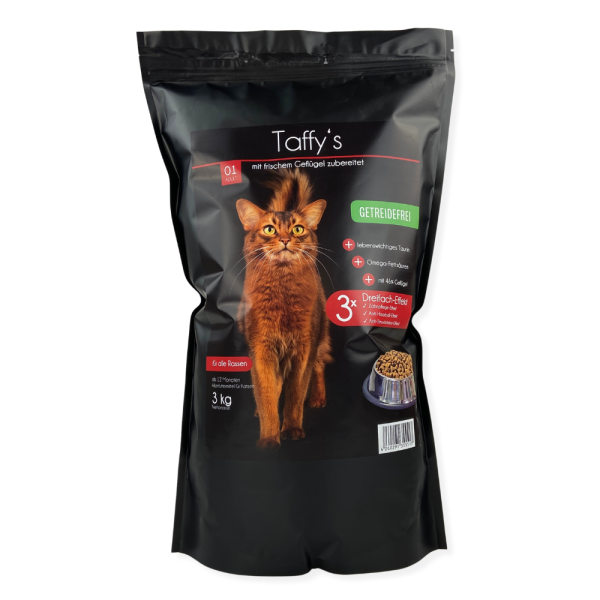 Taffy's Getreidefreies Trockenfutter mit Geflügel
